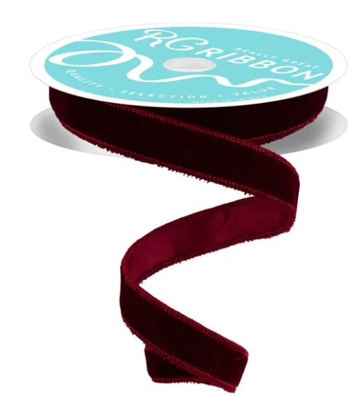 Deluxe Velvet Ribbon - 7/8" x 10 yds