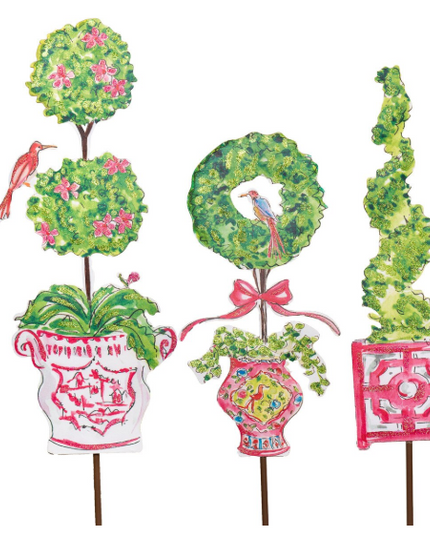 Beck's Pink Boxwood Pots