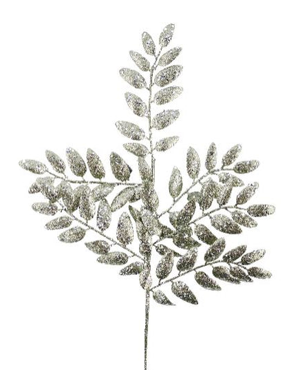21" Glitter Honey Locust Spray