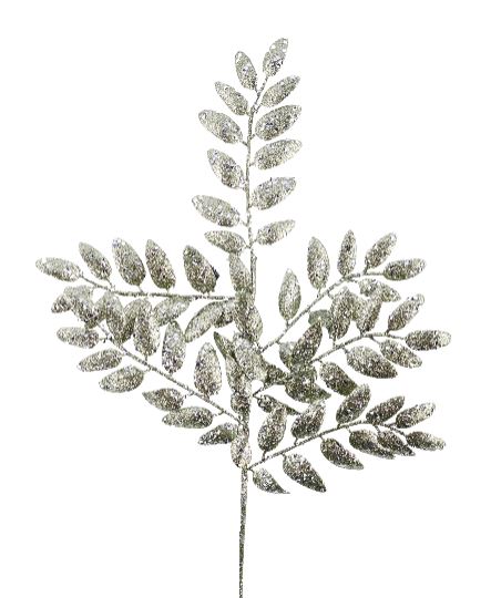 21" Glitter Honey Locust Spray