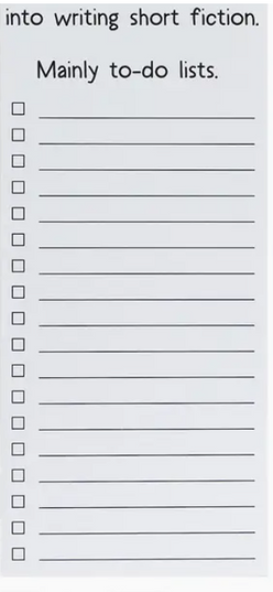 Ellembee Magnetic Notepads - Lately I've been really into writing short fiction.