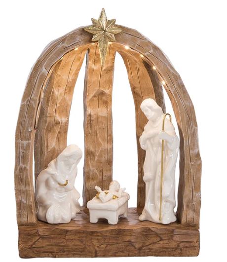 Light Up Creche Nativity