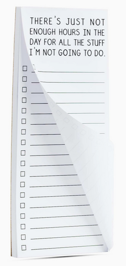 Ellembee Magnetic Notepads - There's just not enough hours