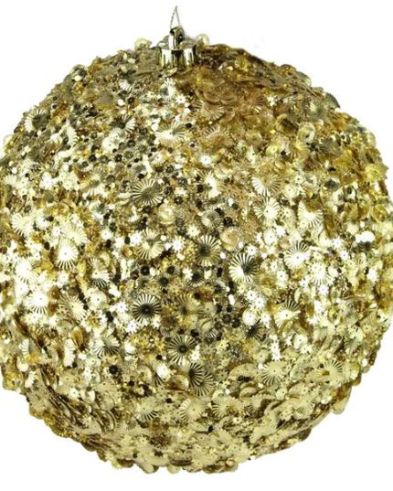 150mm Flower Sequin Ball Ornament