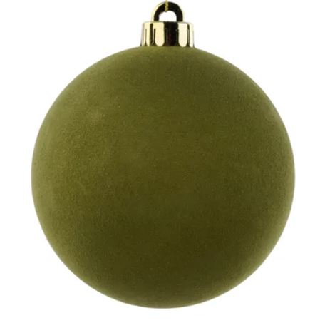120MM Flocked Ornament