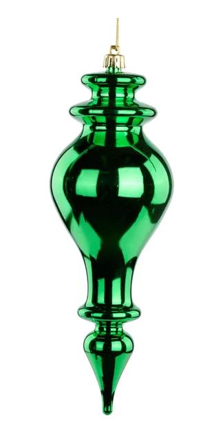 10" x 3.5" Shiny Finial w/ Hanger