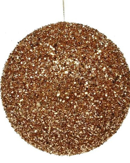 6" Glitter Ball Ornament