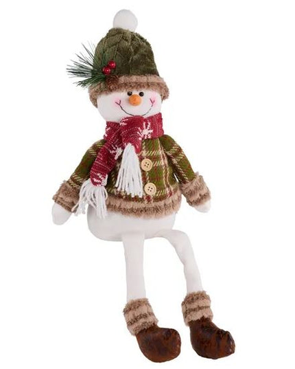 19.75" Sitting Snowman