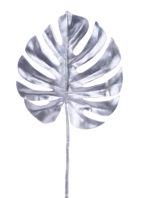 28"L Silver Split Leaf Philodendron