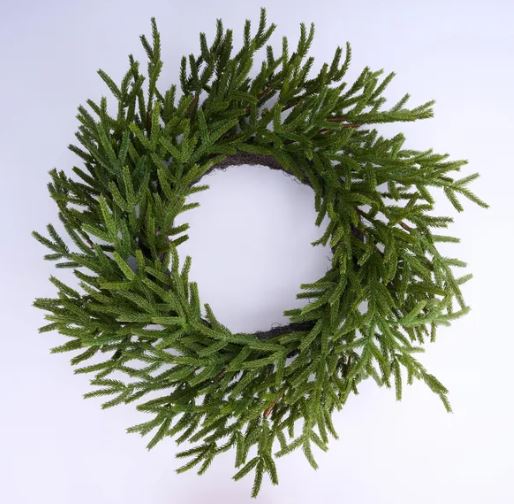 30" Norfolk Island Pine Wreath