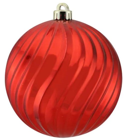200mm Swirl Line Ball Ornament