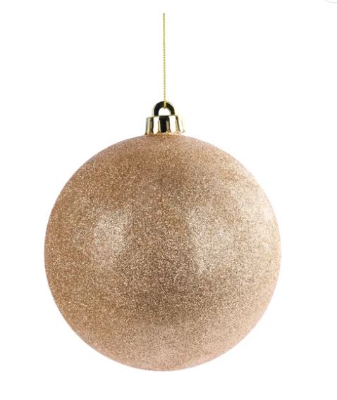 150mm Glittered Ball Ornament